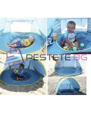 Детска палатка с басейн UV защита за плаж